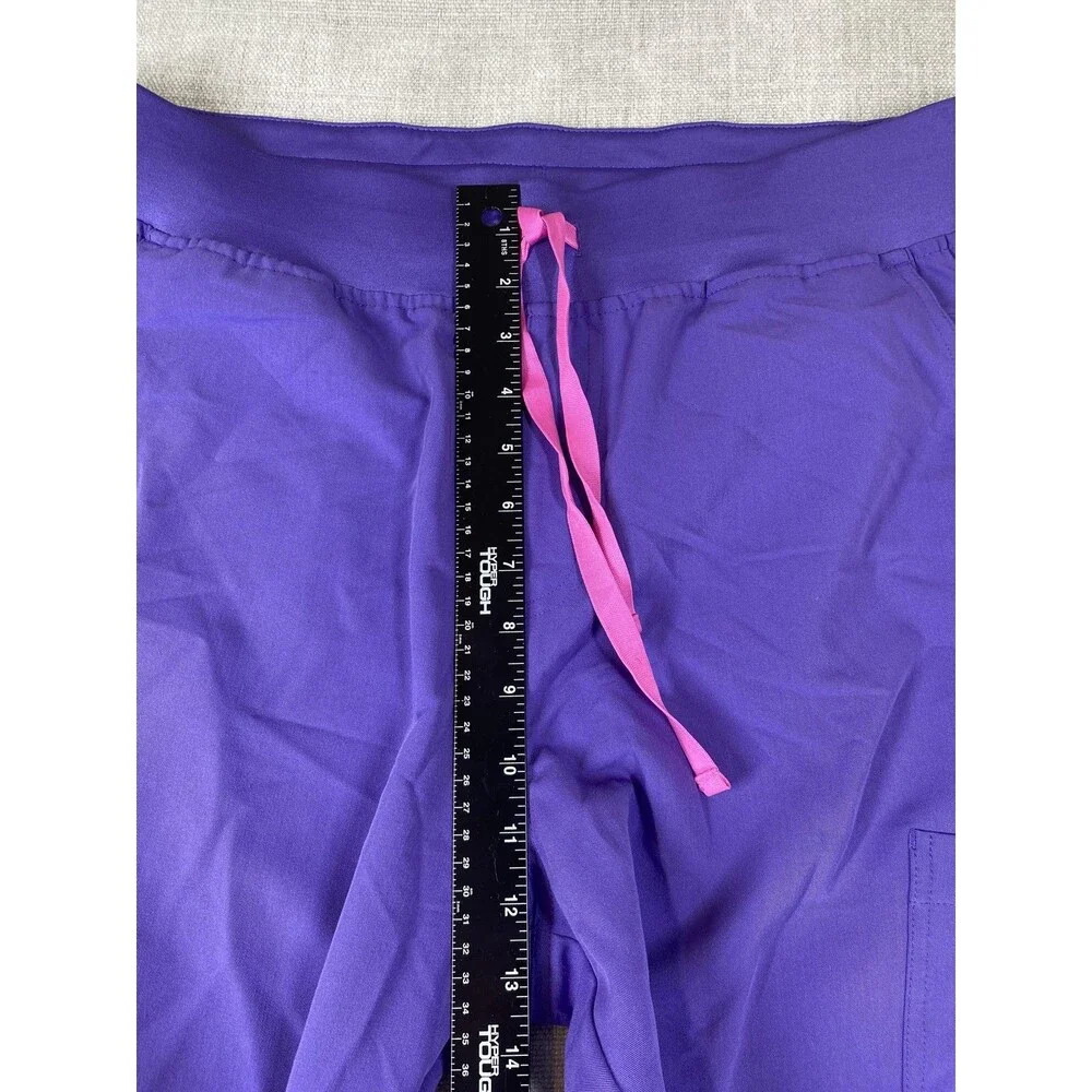 FIGS Technical Collection HW Yola Pants Womens XL Tall Purple Scrub Medical
